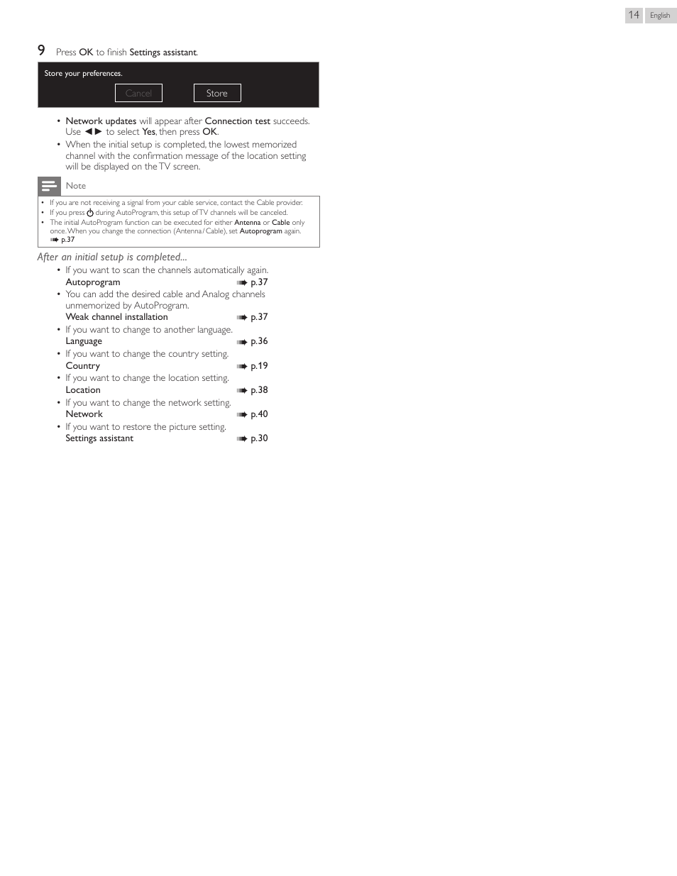 Philips 22PFL4907-F7 User Manual | Page 14 / 67