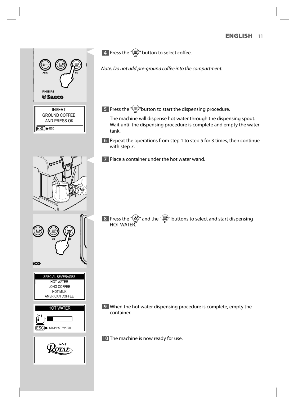 English | Philips HD8930-05 User Manual | Page 15 / 68