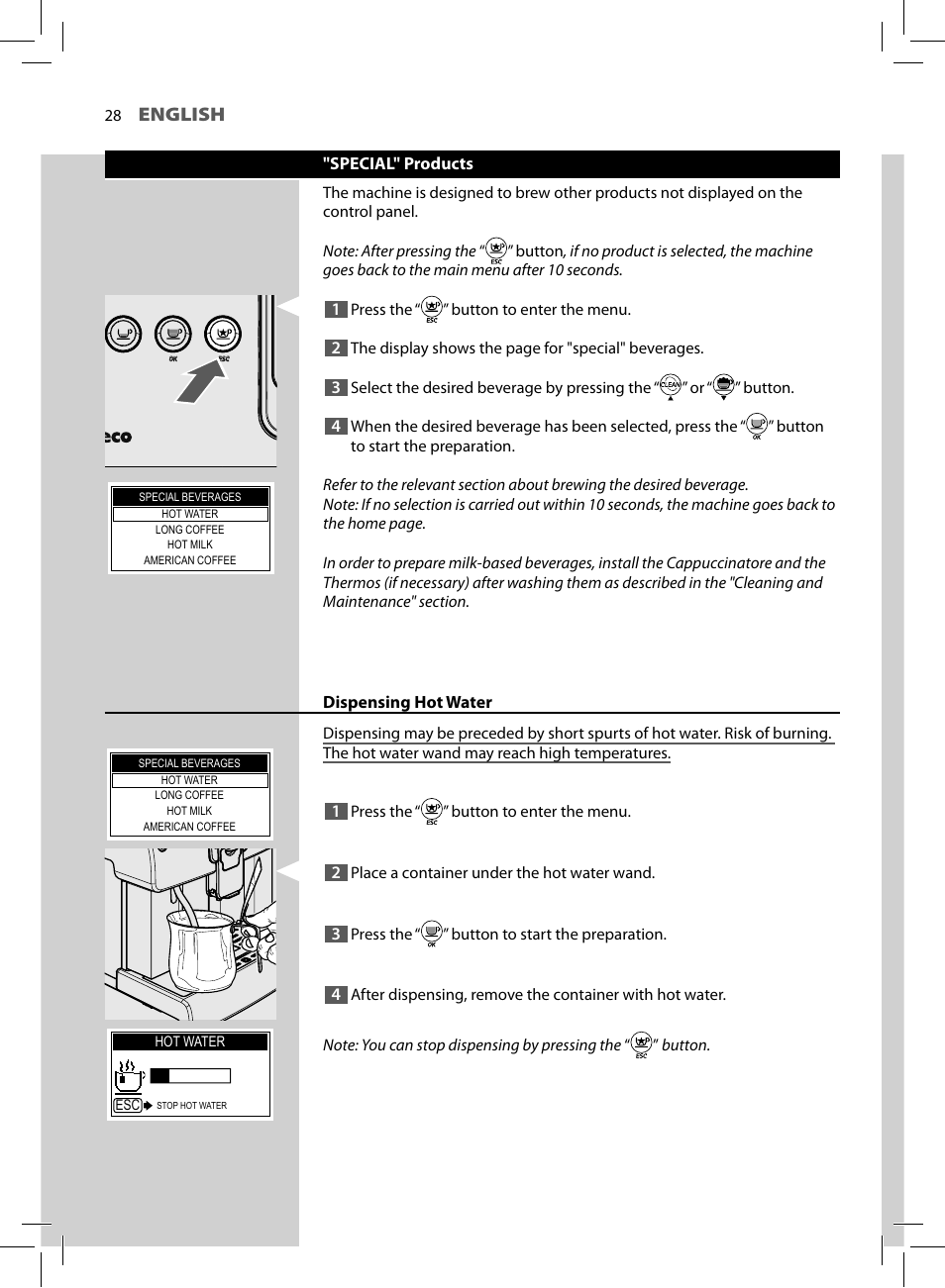 English | Philips HD8930-05 User Manual | Page 32 / 68