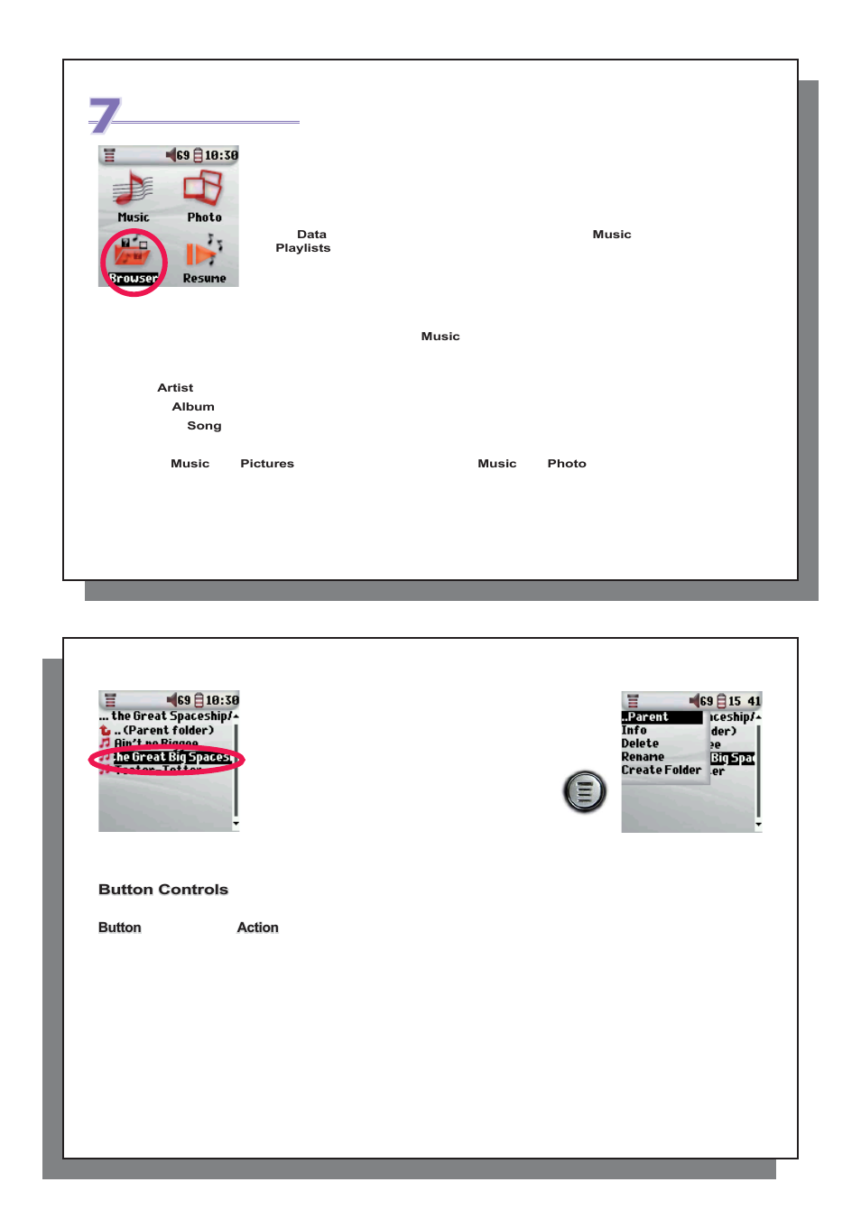 Using the browser | ARCHOS 104 User Manual | Page 14 / 27