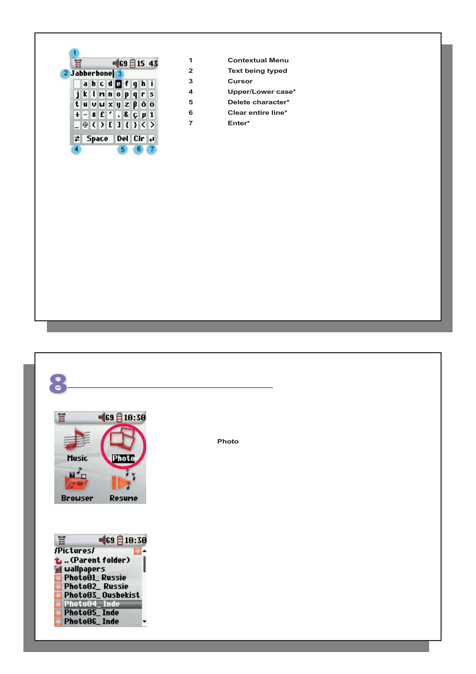 Viewing photos with your archos™ 104 | ARCHOS 104 User Manual | Page 16 / 27