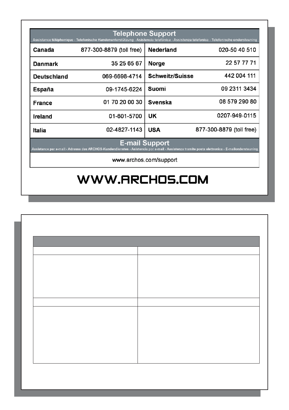 ARCHOS 104 User Manual | Page 25 / 27