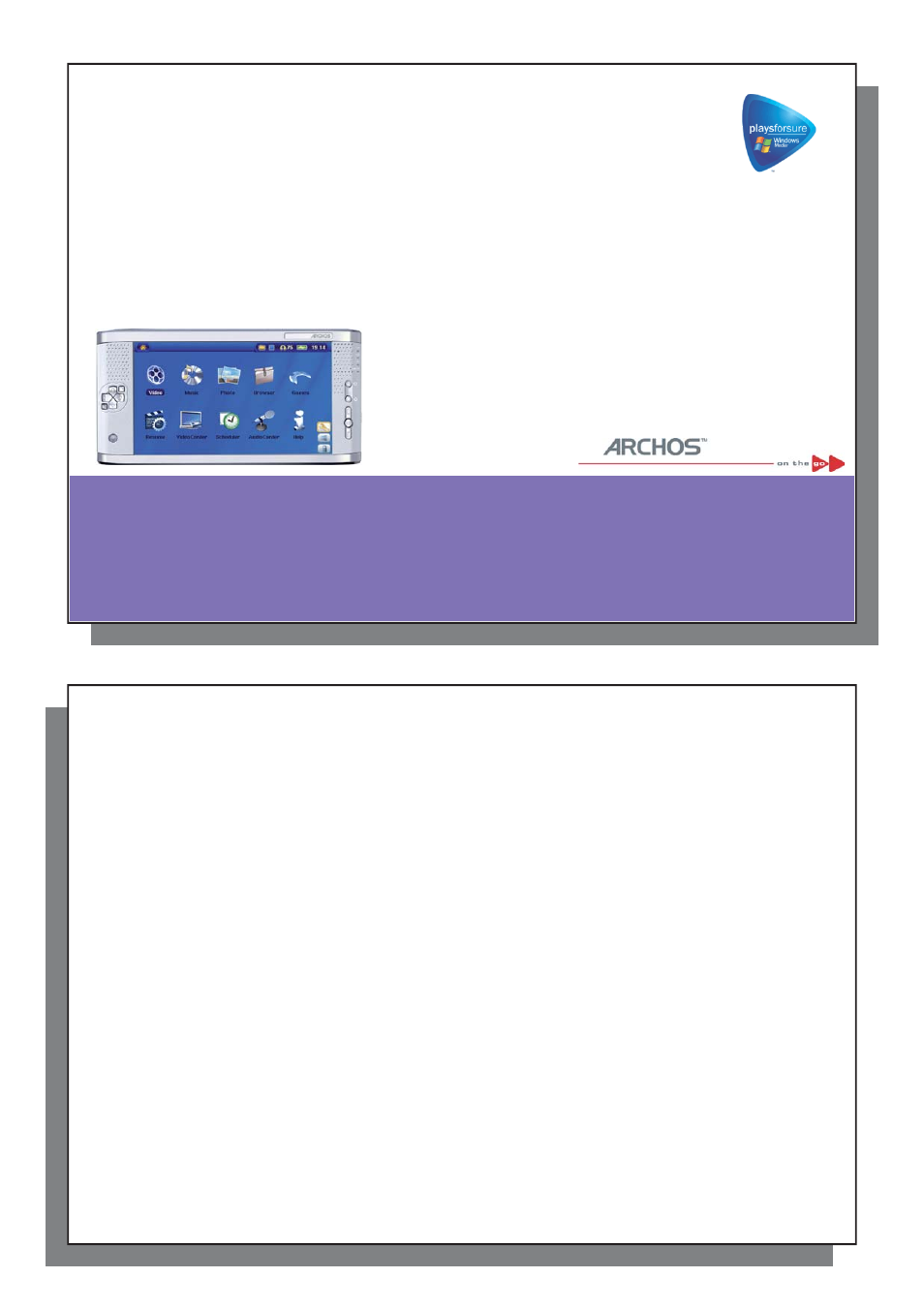 ARCHOS AV 700 Series User Manual | 55 pages
