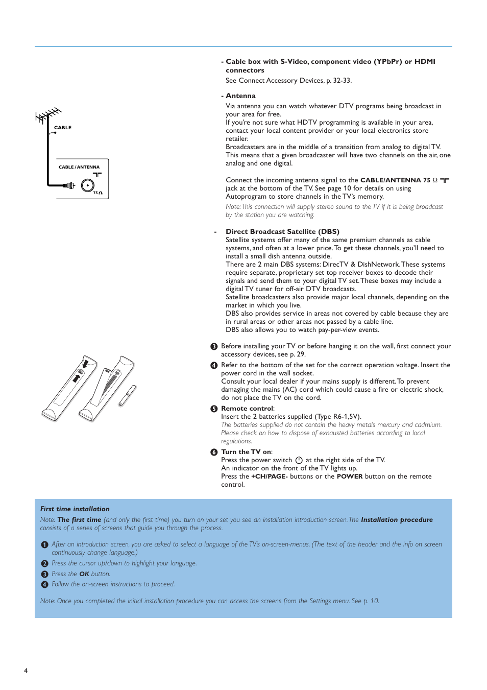 Philips 42PF9730A-37 User Manual | Page 6 / 54