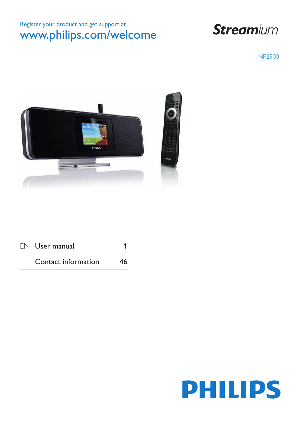 Philips NP2900-37B User Manual | 69 pages