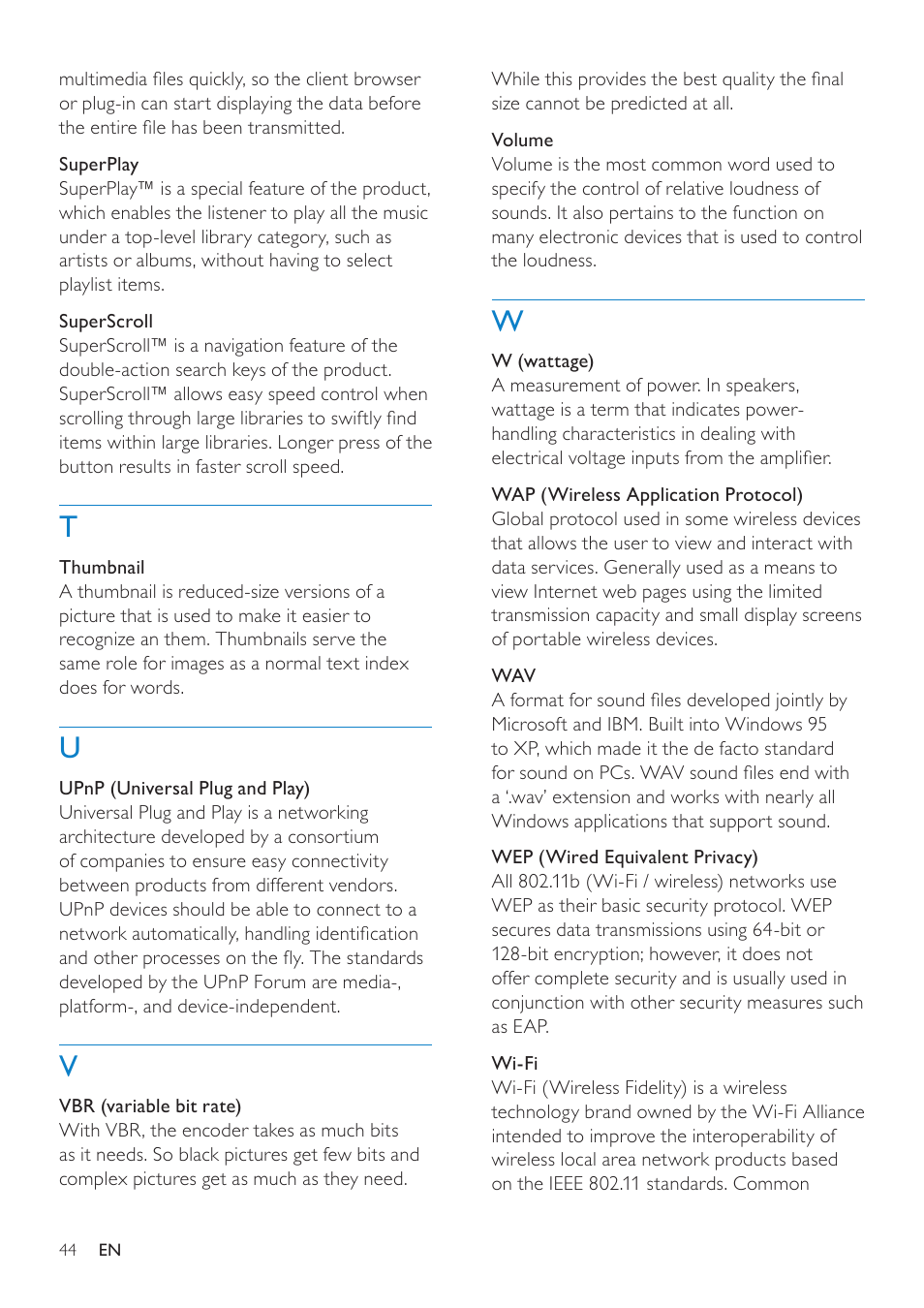 Philips NP2900-37B User Manual | Page 45 / 69
