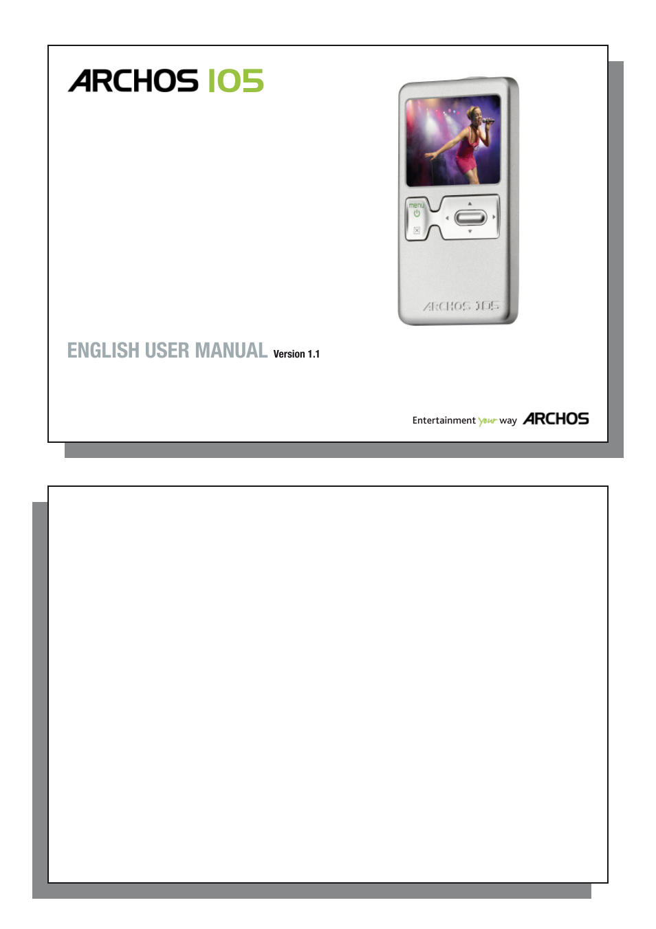 ARCHOS 110505 User Manual | 23 pages