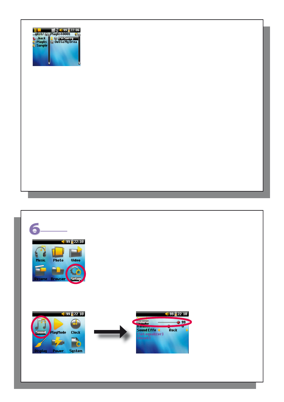 Settings | ARCHOS 110505 User Manual | Page 10 / 23