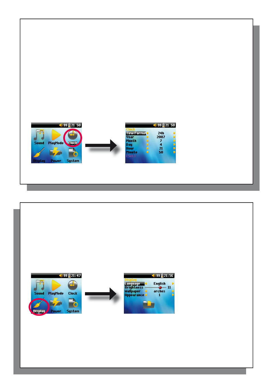 ARCHOS 110505 User Manual | Page 12 / 23
