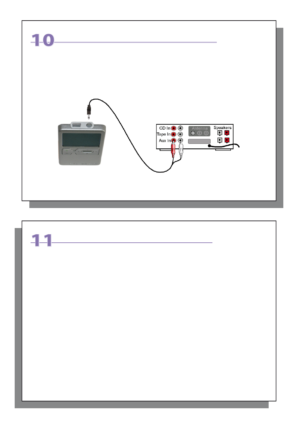 Connecting the archos 105 to a stereo system, Connecting the archos 105 to your computer | ARCHOS 110505 User Manual | Page 19 / 23