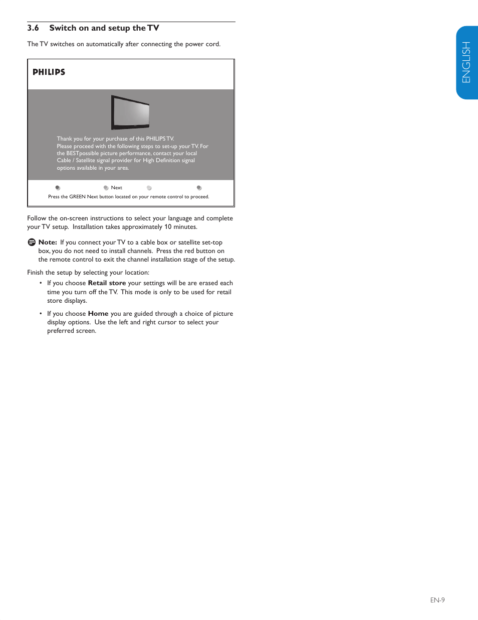 English française esp añol | Philips 42PFL5603D-F7 User Manual | Page 10 / 44