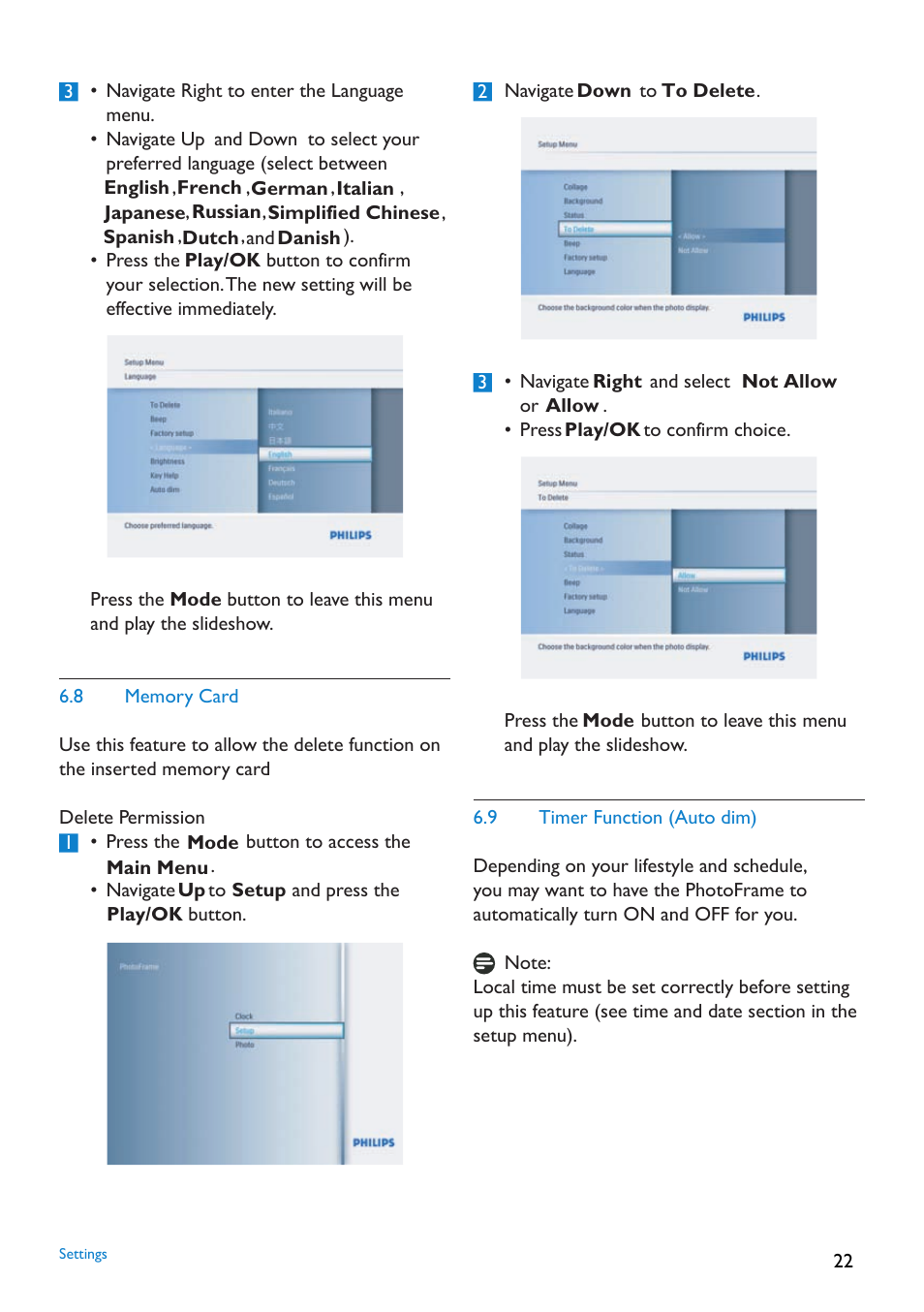 Philips 8FF2FPW-37B User Manual | Page 22 / 32
