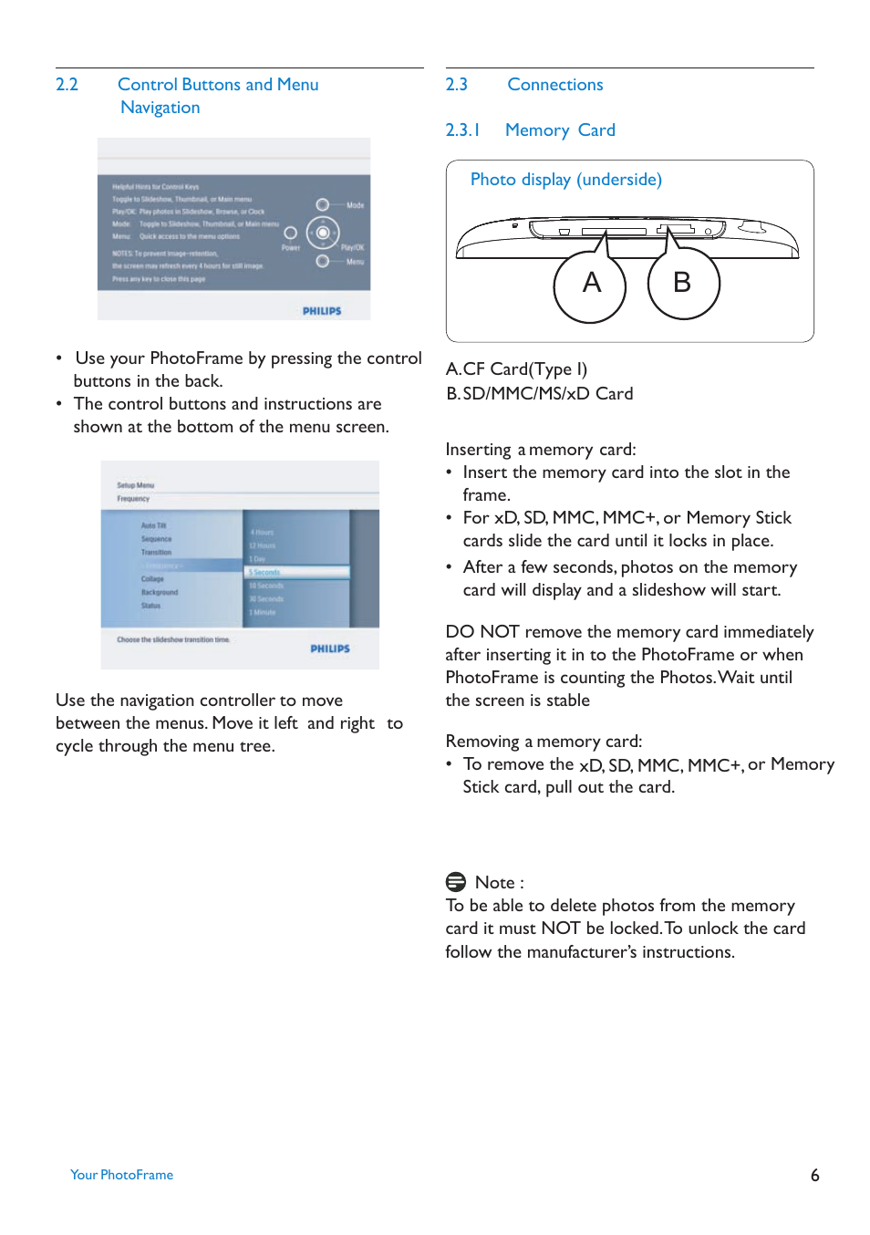 Philips 8FF2FPW-37B User Manual | Page 6 / 32