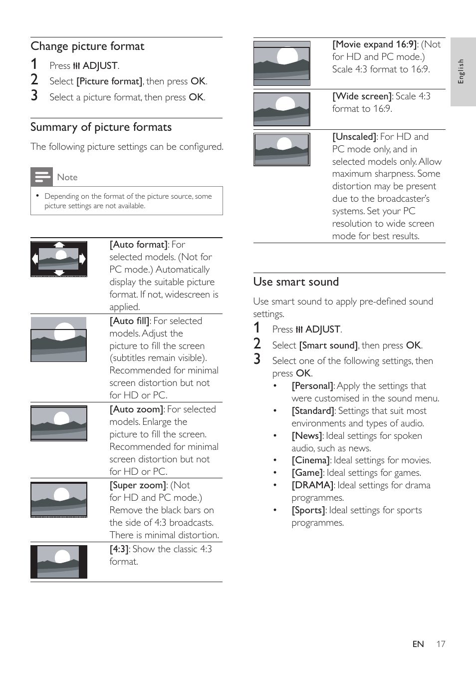 Philips 32PFL3506H-12 User Manual | Page 21 / 55