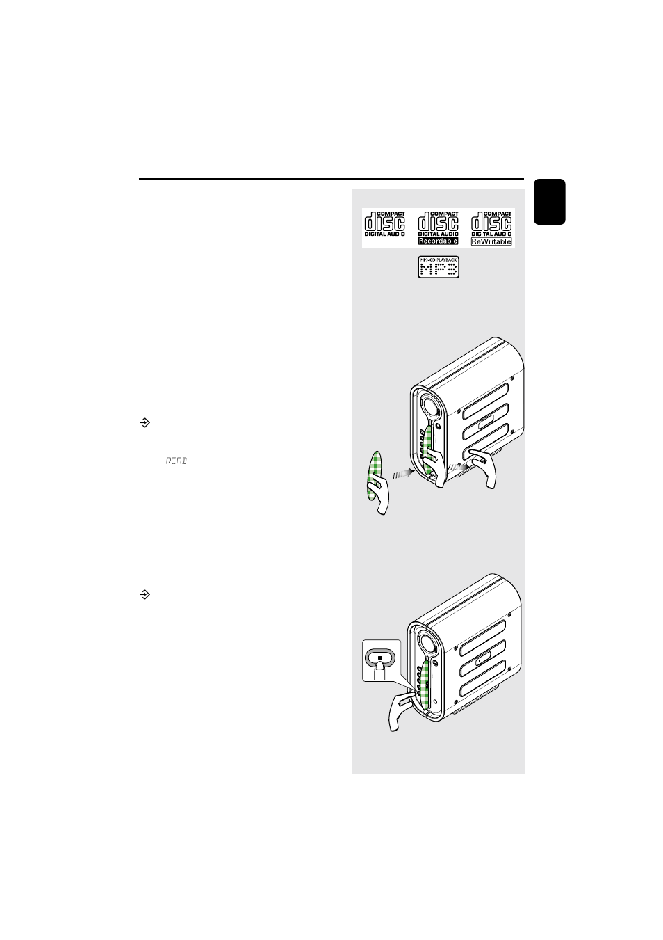 Cd/mp3-cd operations | Philips MZ120037 User Manual | Page 17 / 25