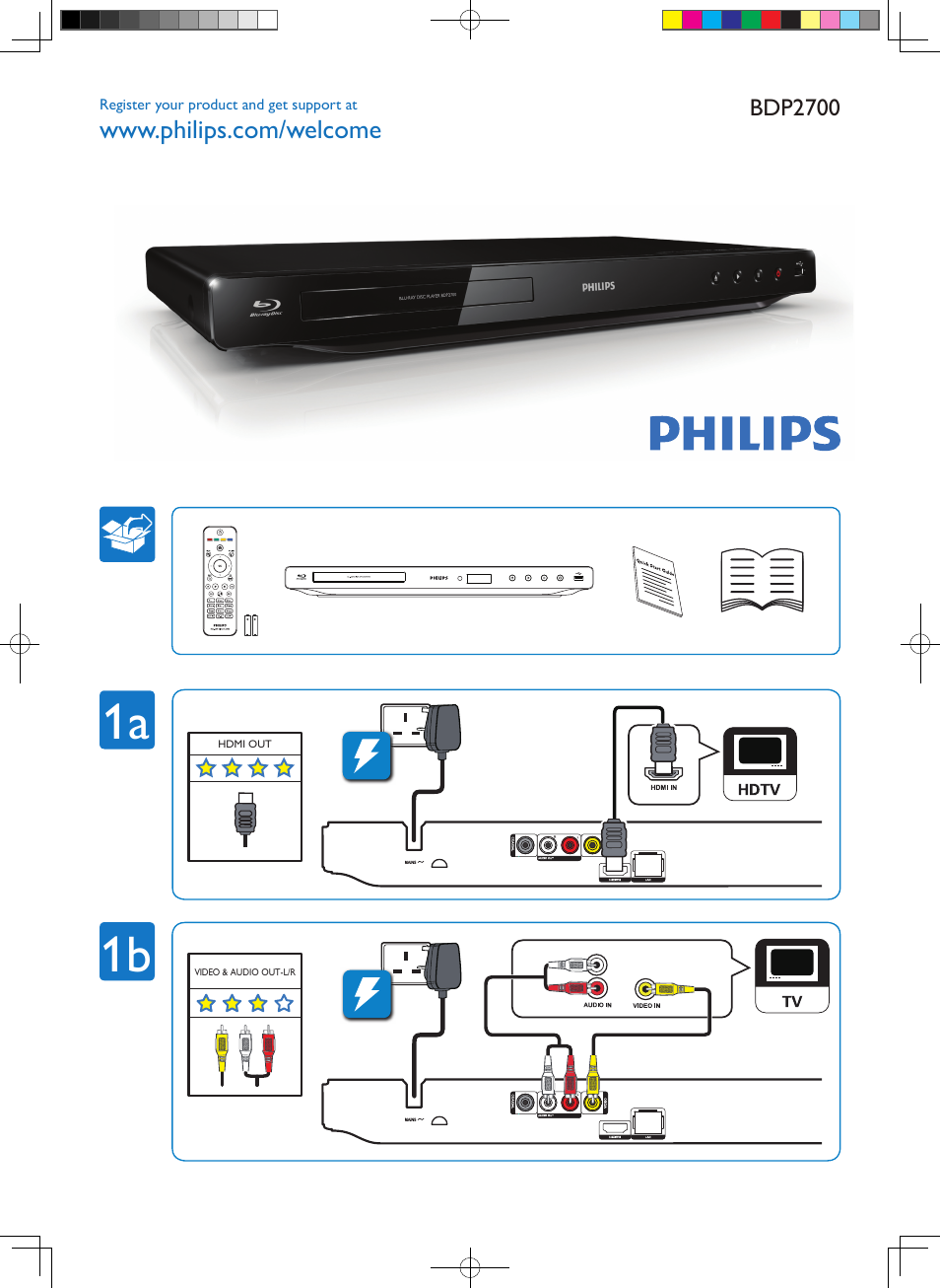 Philips BDP2700-05 User Manual | 2 pages