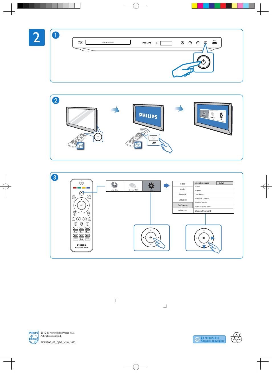 Philips BDP2700-05 User Manual | Page 2 / 2