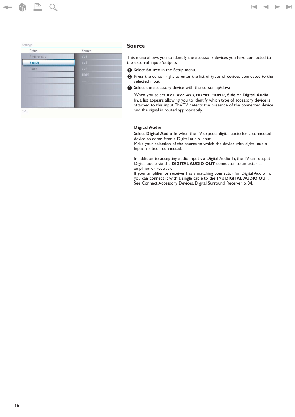 Source | Philips 32PF9630A-37B User Manual | Page 20 / 52