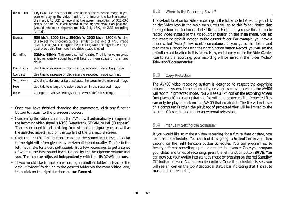 ARCHOS AV400 Series User Manual | Page 16 / 39