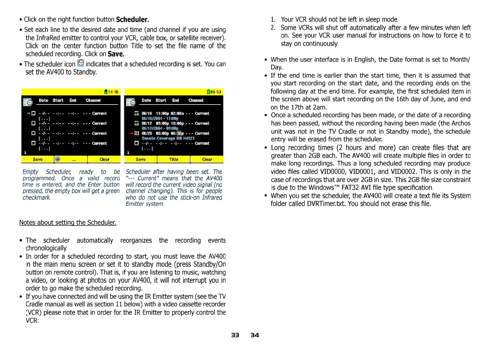 ARCHOS AV400 Series User Manual | Page 17 / 39