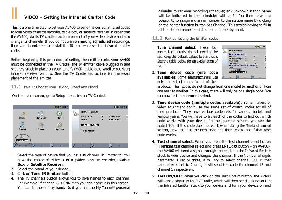 ARCHOS AV400 Series User Manual | Page 19 / 39