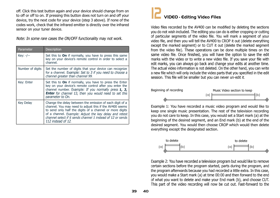 Video - editing video files | ARCHOS AV400 Series User Manual | Page 20 / 39