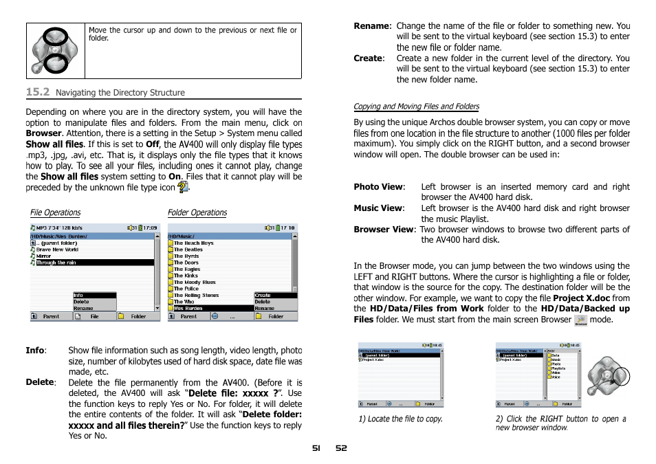 ARCHOS AV400 Series User Manual | Page 26 / 39