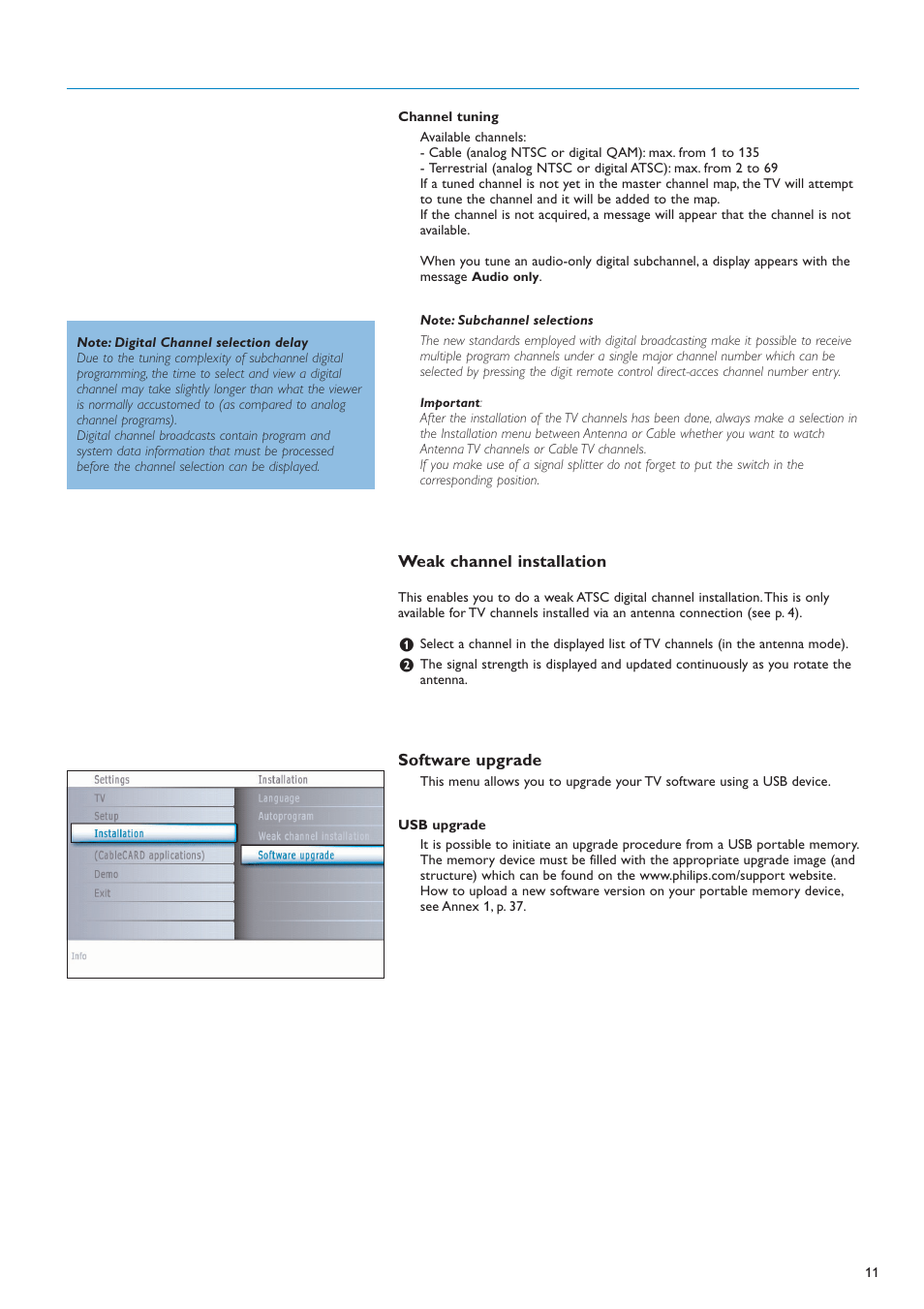 Philips 50PF7220A-37 User Manual | Page 13 / 48