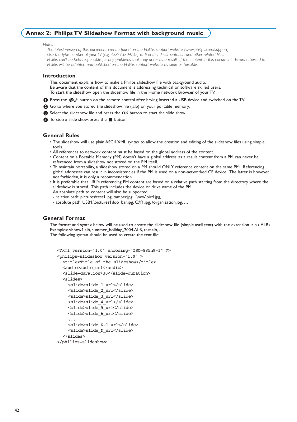 Philips 50PF7220A-37 User Manual | Page 44 / 48