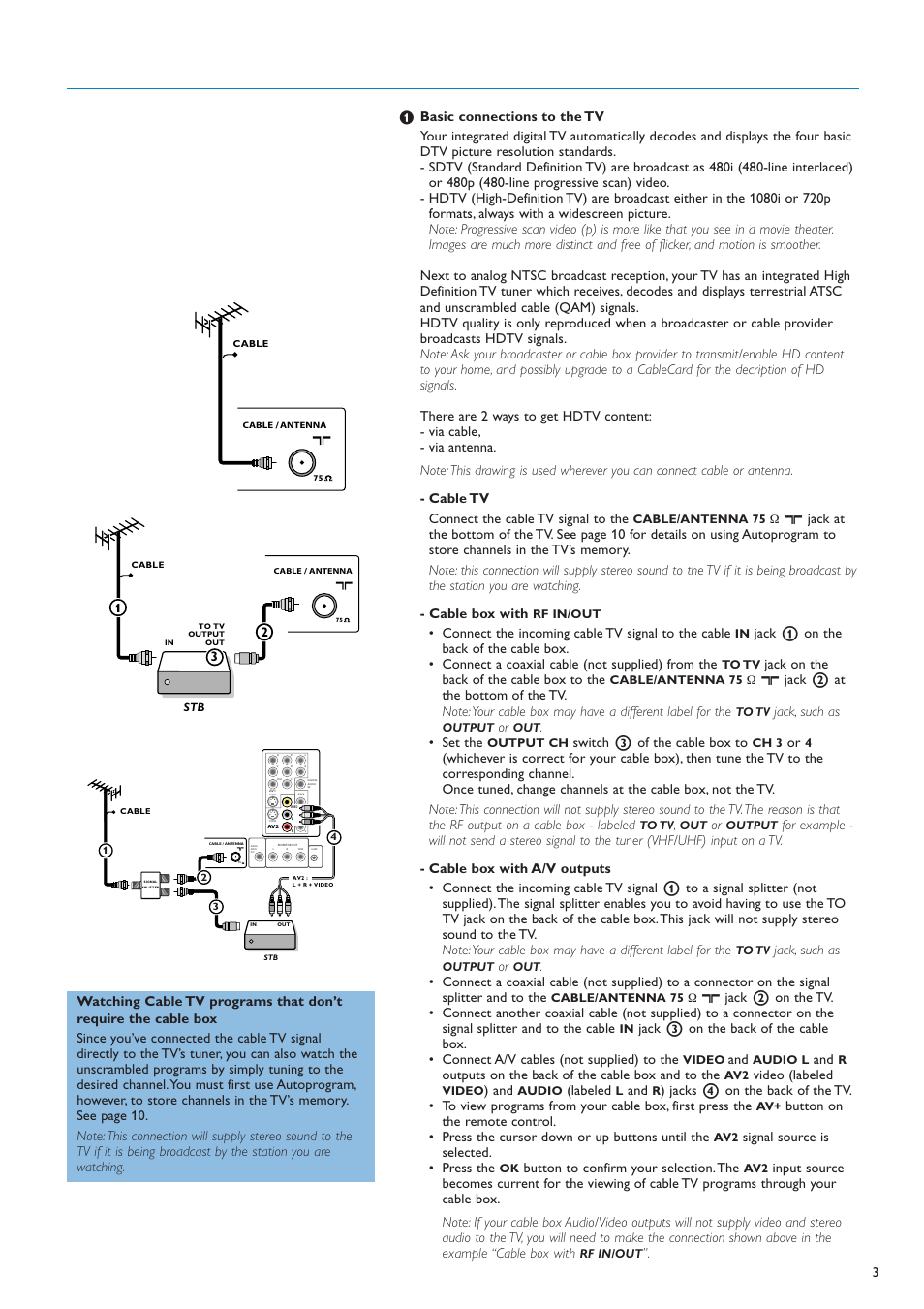 Philips 50PF7220A-37 User Manual | Page 5 / 48