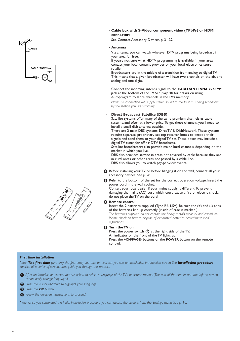 Philips 50PF7220A-37 User Manual | Page 6 / 48