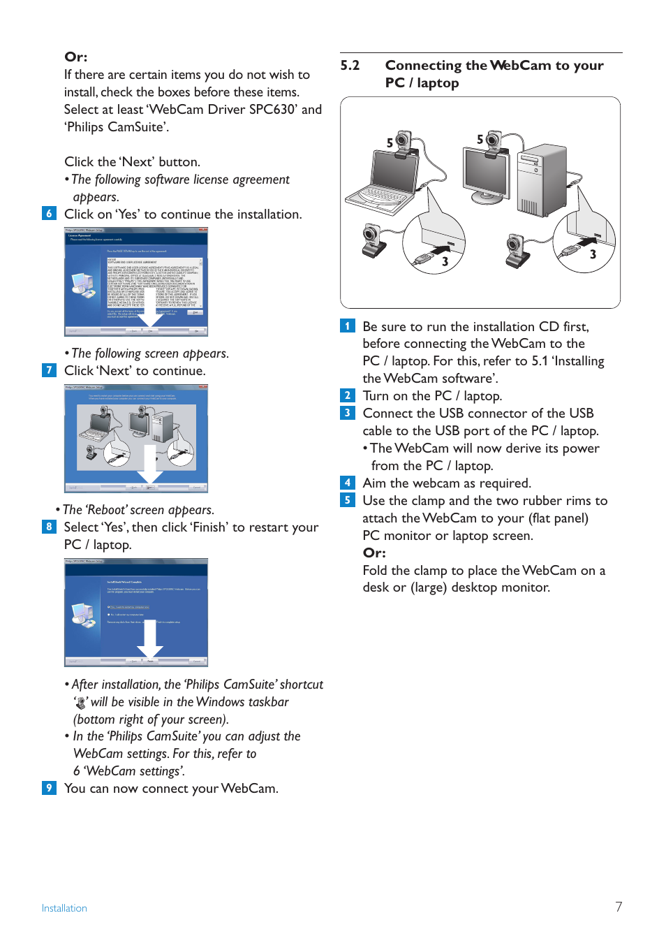 Philips SPC630NC-00 User Manual | Page 7 / 20