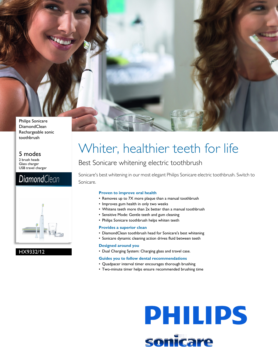 Philips HX9332-12 User Manual | 2 pages