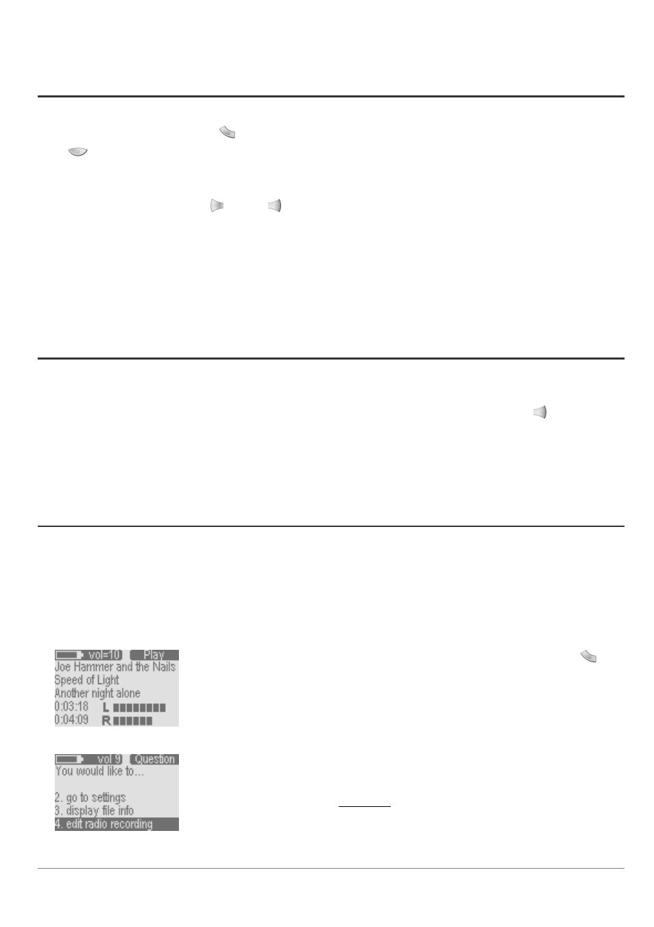 5 how to make incremental recordings, 6 how to use the retro-record feature | ARCHOS Key FM Recorder 128 MB MP3 Player/Recorder/FM Stereo Radio User Manual | Page 17 / 29