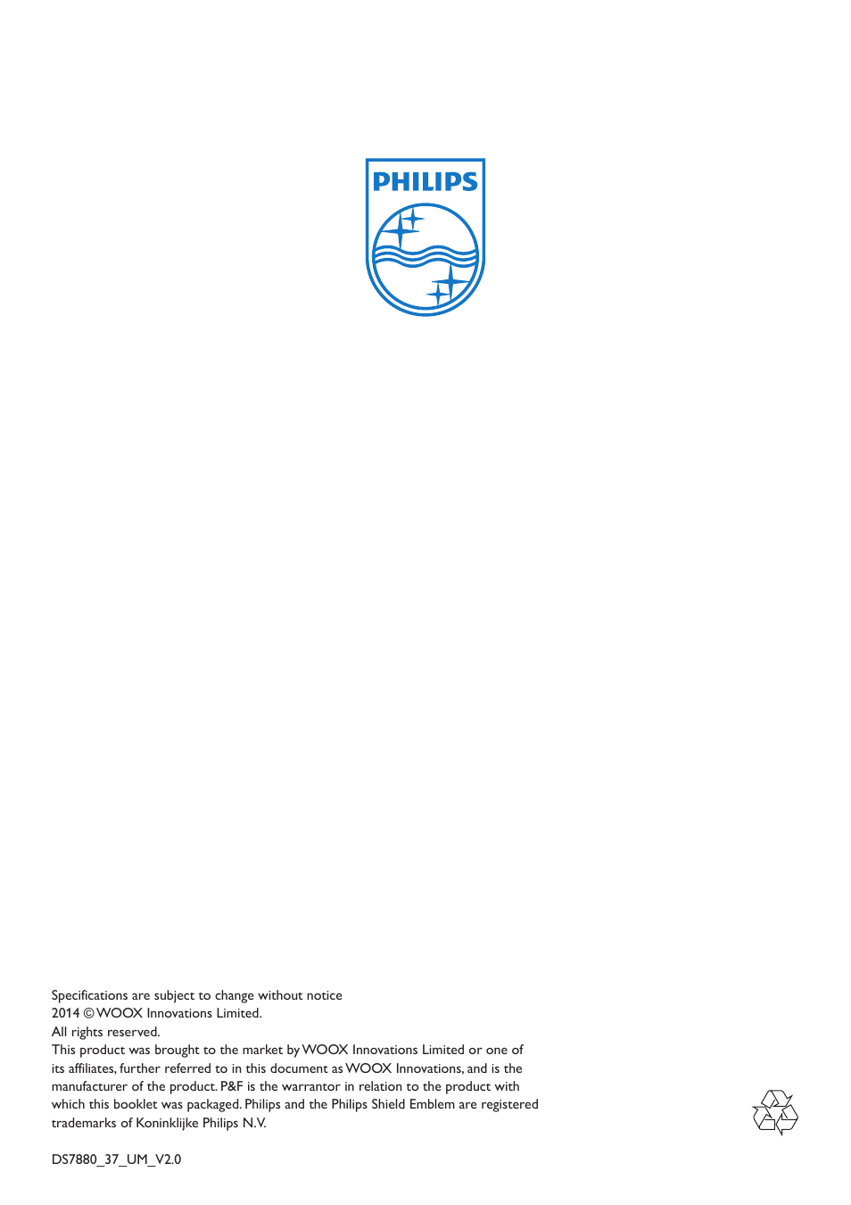 Philips DS7880-37 User Manual | Page 11 / 11