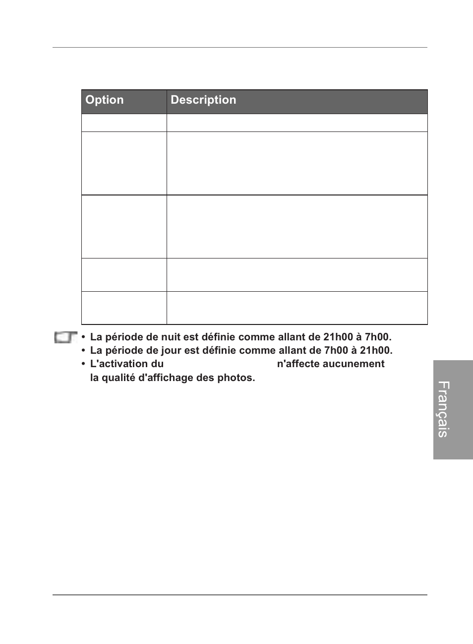 Franç ai s | Philips SPF4480X-G7 User Manual | Page 188 / 210