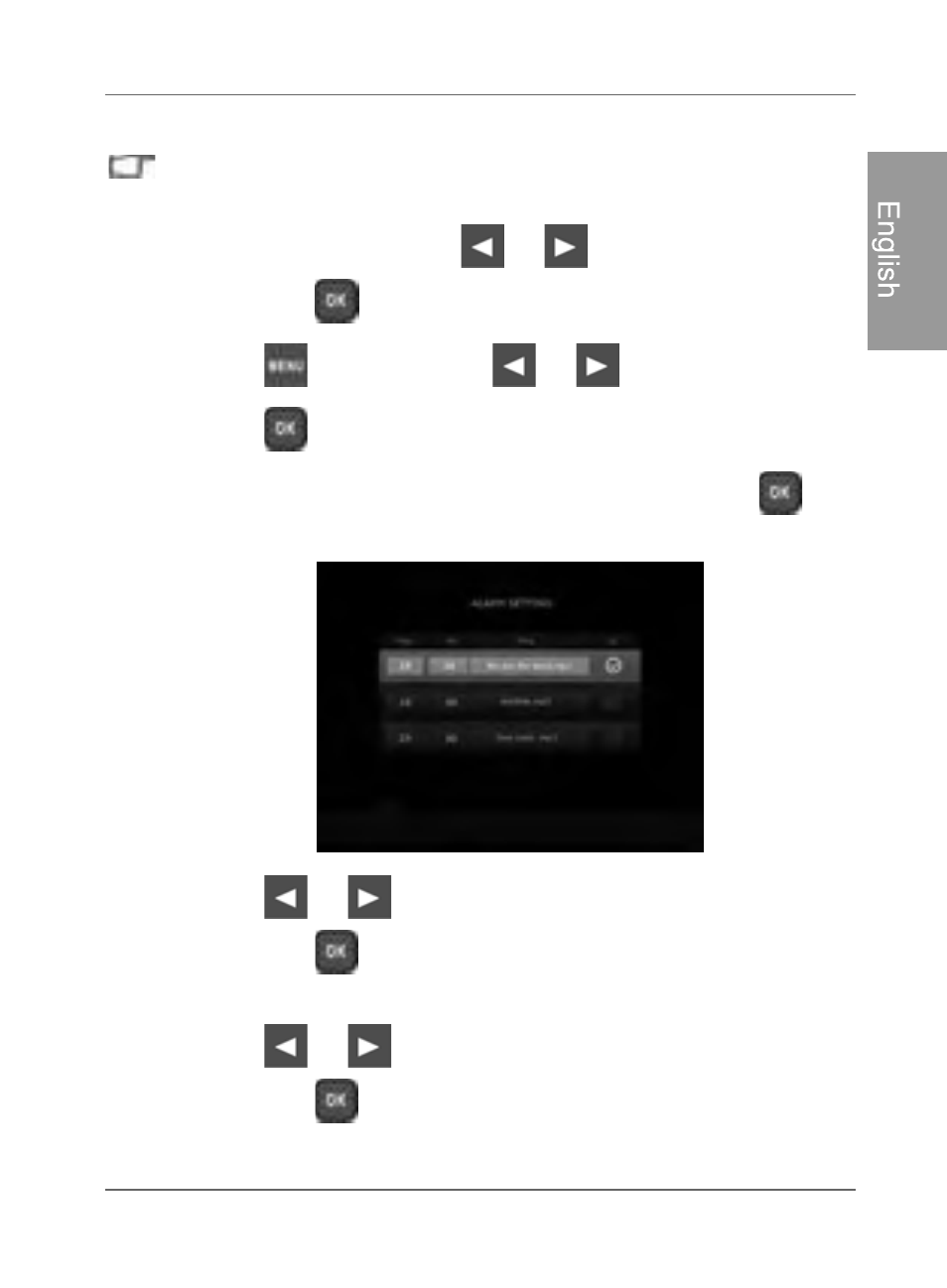 Setting an alarm, Engl is h | Philips SPF4480X-G7 User Manual | Page 50 / 210