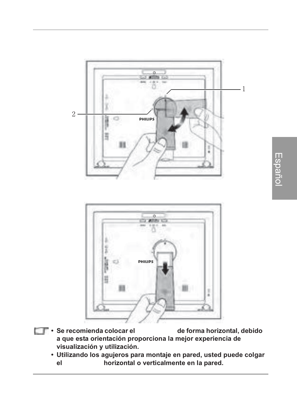 Es paño l | Philips SPF4480X-G7 User Manual | Page 86 / 210