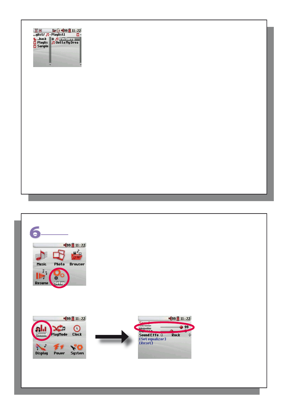 Settings | ARCHOS 204 User Manual | Page 10 / 24