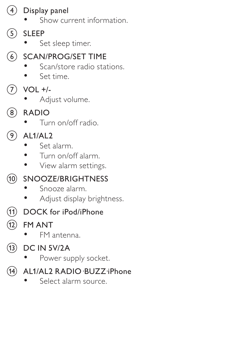 Philips AJ3270D-37 User Manual | Page 11 / 28