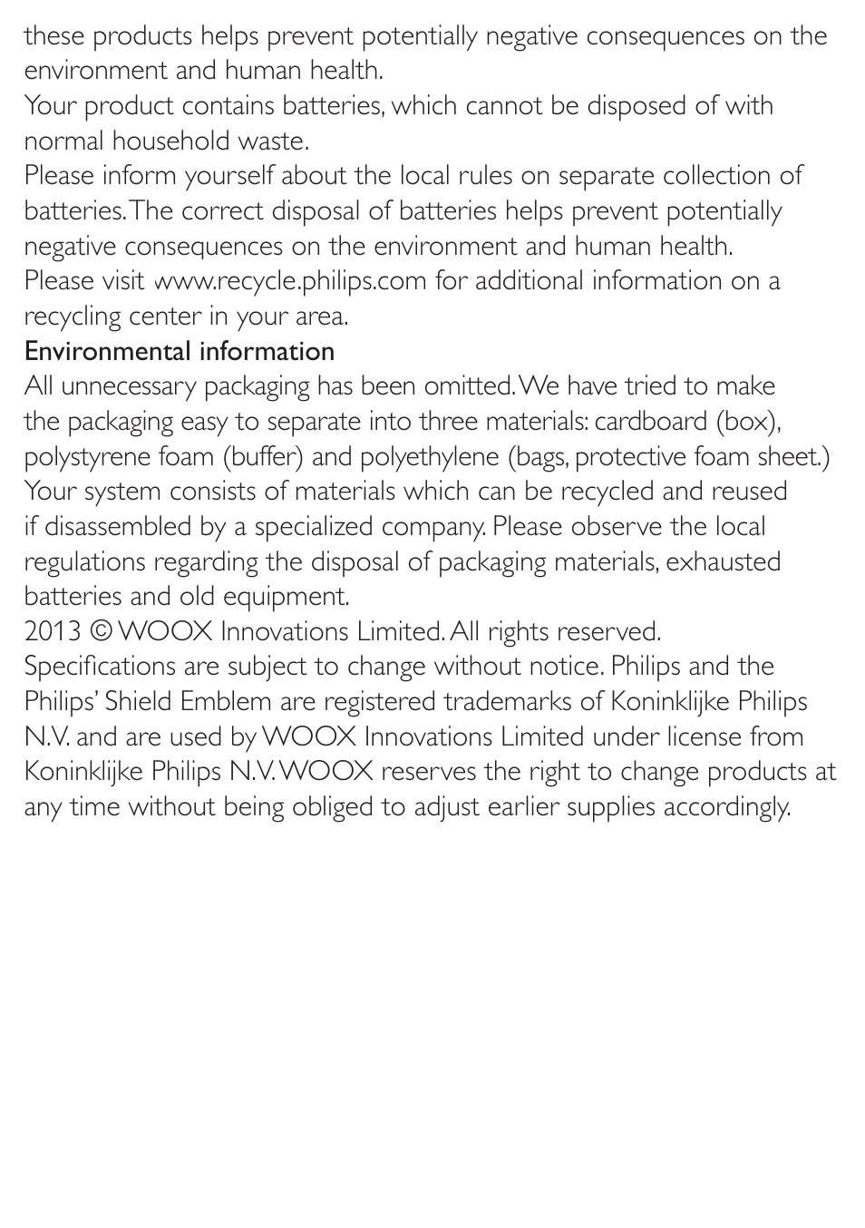 Philips AJ3270D-37 User Manual | Page 25 / 28