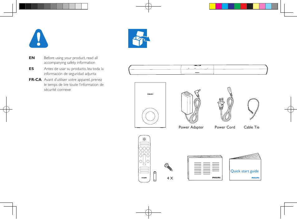 Philips HTL2153B-F7 User Manual | Page 3 / 16