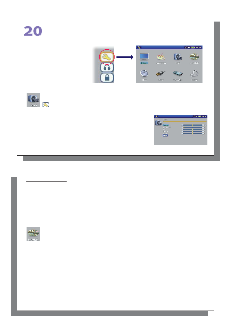 Settings | ARCHOS AV 700 User Manual | Page 37 / 55