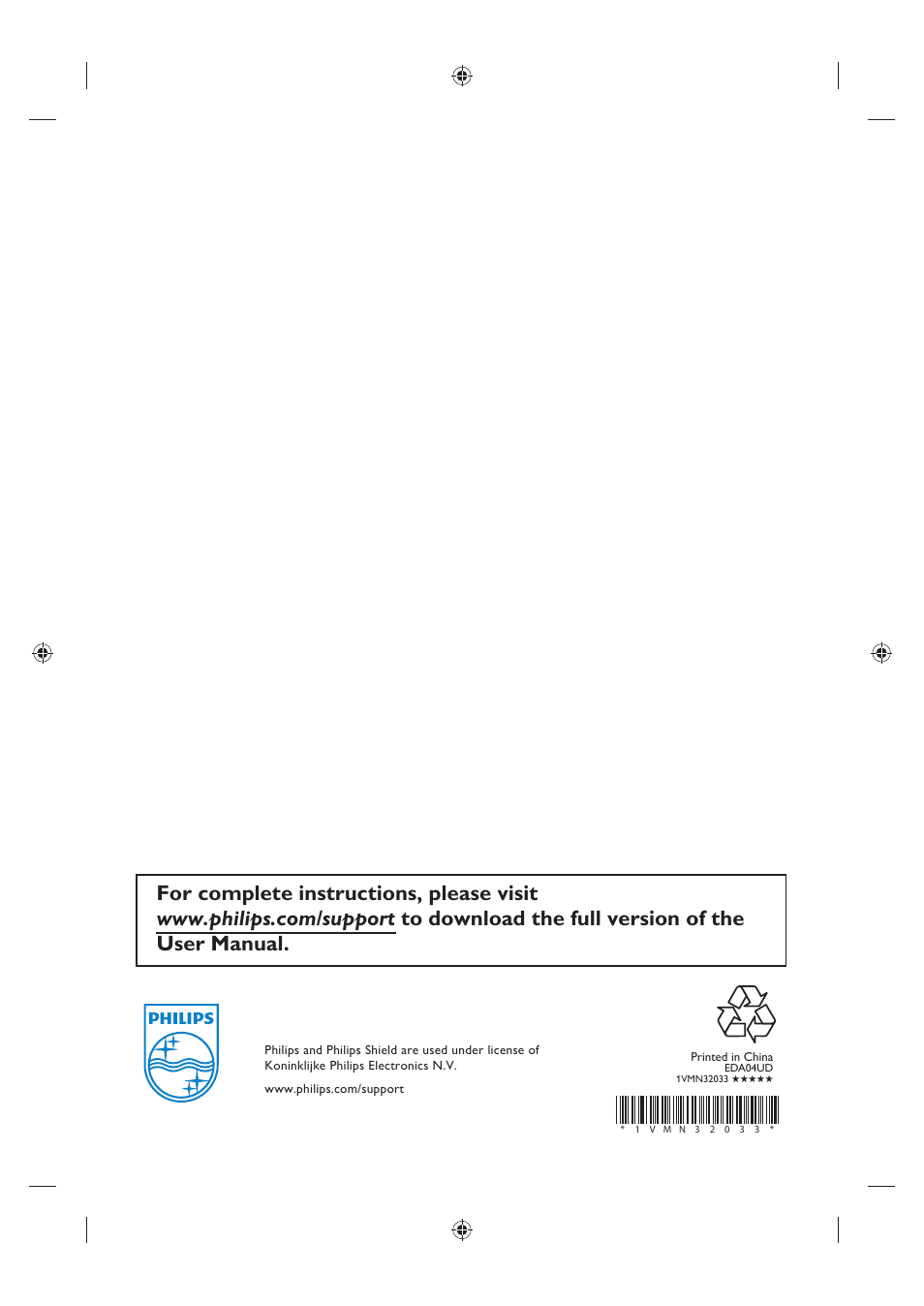 Philips HTS3306-F7 User Manual | Page 4 / 8