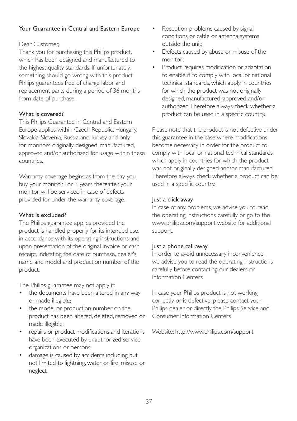 Philips 225B2CS-00 User Manual | Page 39 / 55