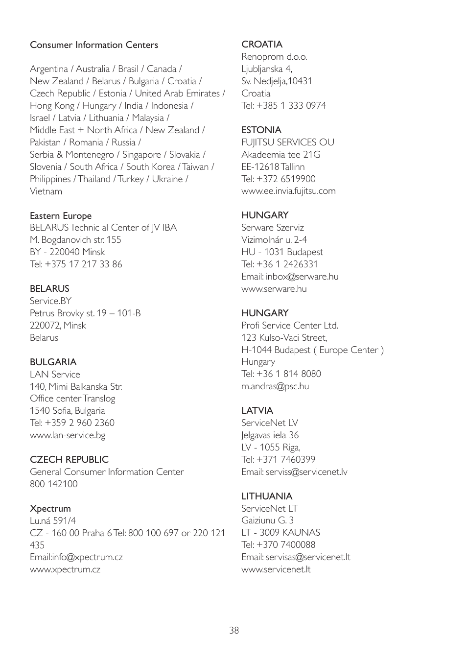 Philips 225B2CS-00 User Manual | Page 40 / 55