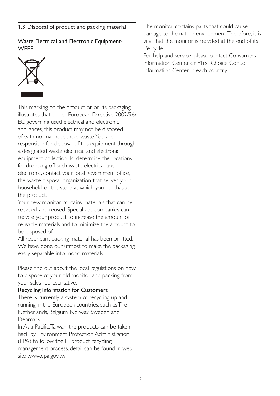 Philips 225B2CS-00 User Manual | Page 5 / 55