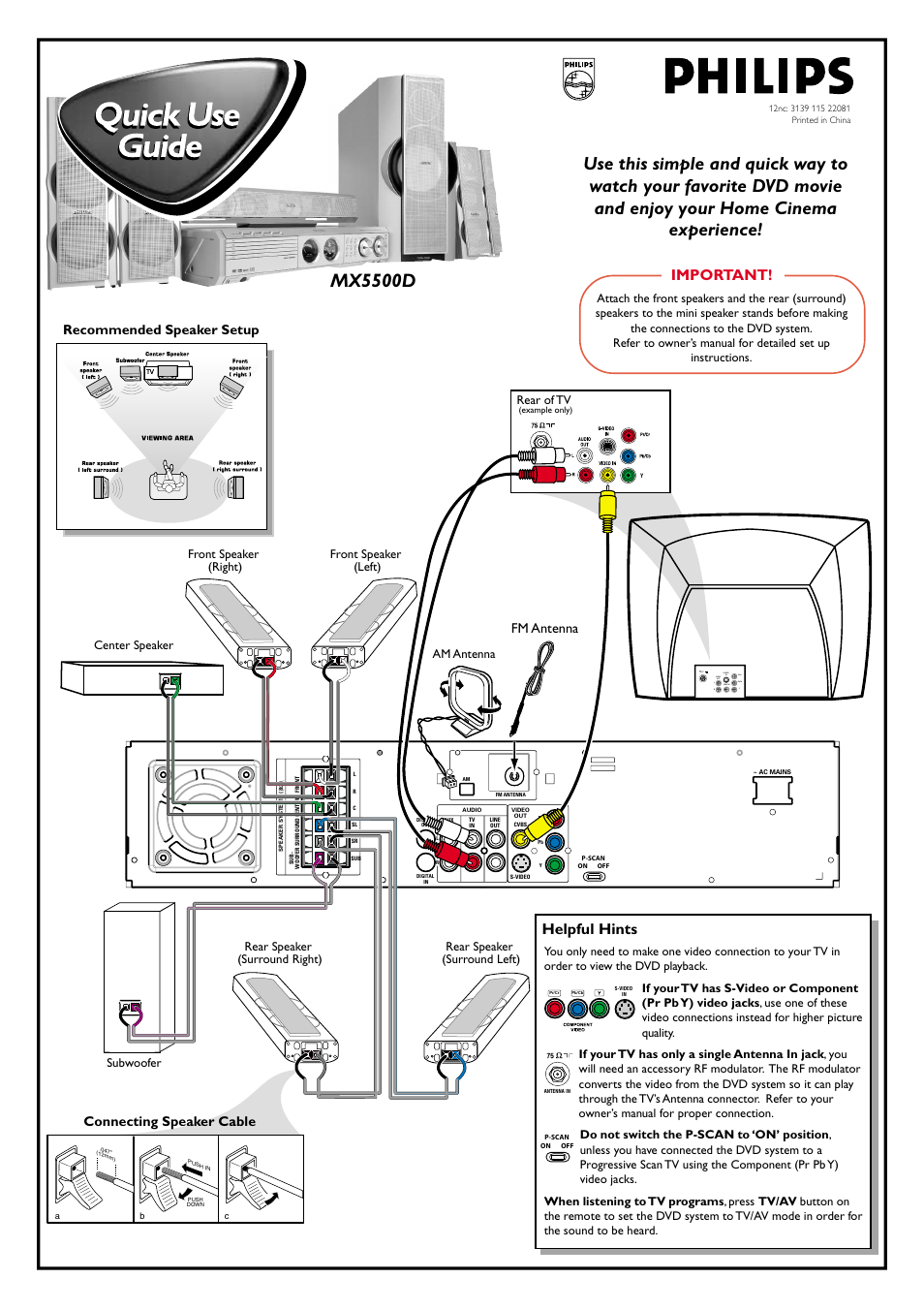 Philips MX5500D-99 User Manual | 50 pages