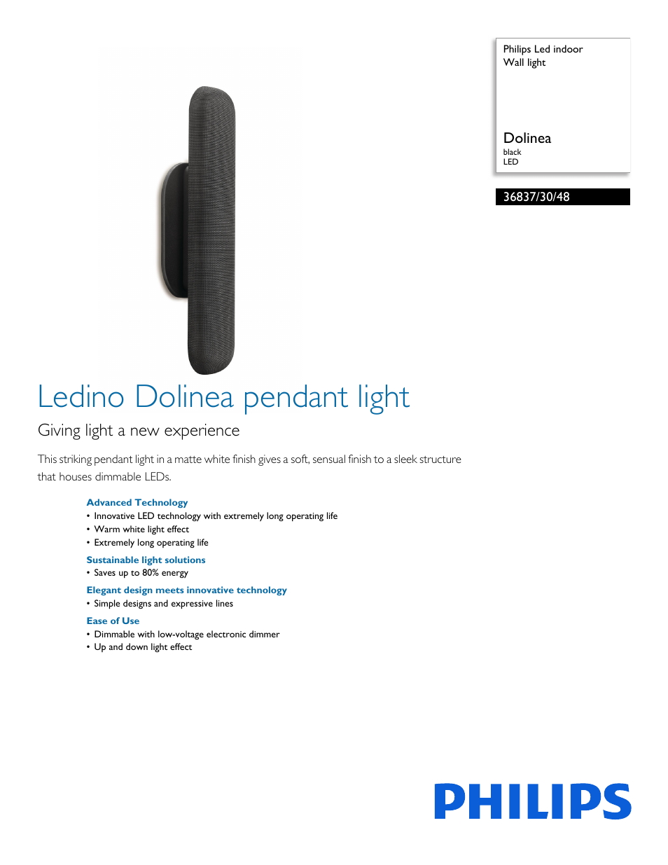 Philips 368373048 User Manual | 2 pages