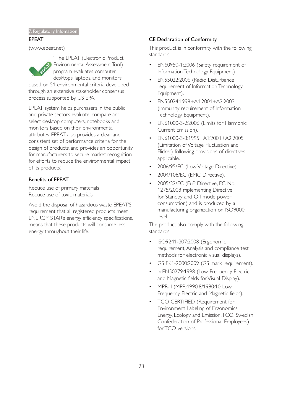 Philips 227E3QSU-00 User Manual | Page 25 / 41